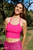 Slim Racerback Tank - Pink Glow