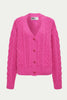 Teagan Cardigan - Electric Pink Cable *Restocks in April