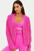 Teagan Cardigan - Electric Pink Cable *Restocks in April
