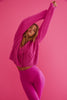 Teagan Cardigan - Electric Pink Cable *Restocks in April