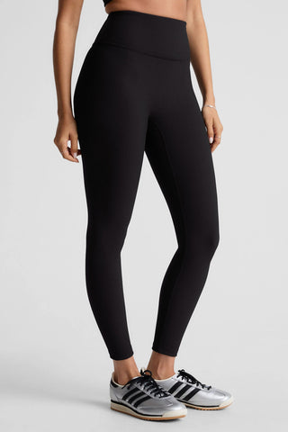 Impulse Ribbed Legging - Black Onyx