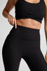 Impulse Ribbed Legging - Black Onyx