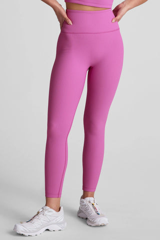 Impulse Ribbed Legging - Sunset Violet