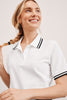 Country Club Polo Tee - White
