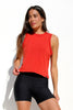 Minimalist Muscle Tank - Scarlet