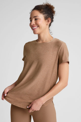 On the Down Low Tee - Desert Sand