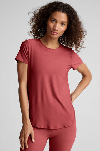 On the Down Low Tee - Faded Rose