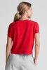 Supreme Cropped Tee - Candy Red