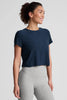 Supreme Cropped Tee - Navy