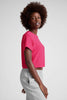 Supreme Cropped Tee - Vivid Pink
