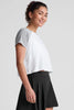Featherweight Colorblock Tee - Cloud White Silver Mist