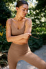 Impulse Ribbed Legging - Desert Sand