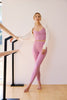 Raise The Barre Shirred Cropped Tank - Pink Haze