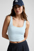 Keep It Cool Seamless Cropped Tank - Morning Sky *Restocks in May