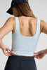 Keep It Cool Seamless Cropped Tank - Morning Sky *Restocks in May