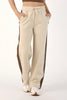 Retro Straight Leg Sweatpant : Oatmilk Chocolate Latte Black