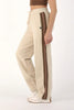 Retro Straight Leg Sweatpant : Oatmilk Chocolate Latte Black