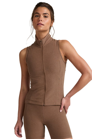Venice Zip Front Vest - True Chocolate *Restocks in February