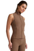 Venice Zip Front Vest - True Chocolate *Restocks in February