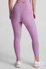 High Waisted Midi Leggings - Lilac Petal