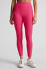 High Waisted Midi Leggings - Vivid Pink