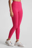 High Waisted Midi Leggings - Vivid Pink