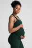 Spacedye Bases Covered Maternity Tank - Dark Spruce