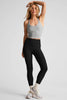 On the Up Cropped Tank - Silver Mist