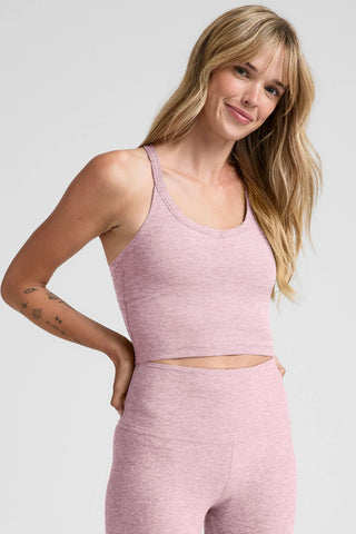 On the Up Cropped Tank - Blush Blooms