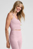 On the Up Cropped Tank - Blush Blooms