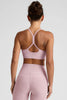Slim Racerback Bra - Blush Blooms