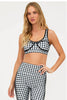 Olympia Top Slate Gingham
