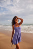 Spacedye Garden Party Dress - Indigo