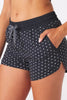 Unstoppable Shorts - Black White Polka Dots *Restocks in January