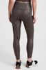 Powershine High Waisted Midi Leggings - Viper Espresso