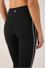 Power Stride Leggings - Black White