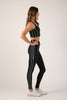 Power Stride Leggings - Black White