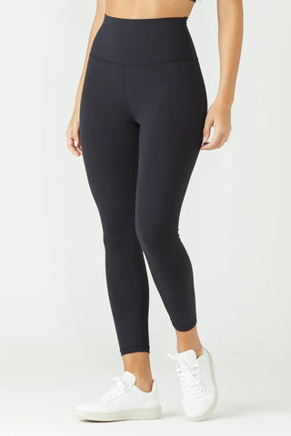 High Waisted 7/8 Pure Leggings - Black * Restocks in January